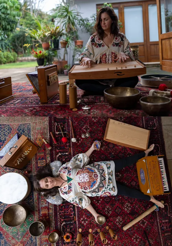 A sound and stillness setting